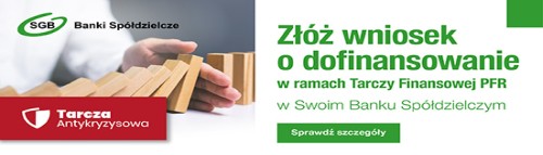 Obsługujemy Tarczę Finansową dla przedsiębiorców